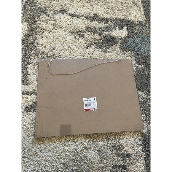 HANGING WOODEN BLACKBOARD/MESSAGE BOARD – USA Outline, 16x12" - Brand New Sealed - Picture 3 of 3